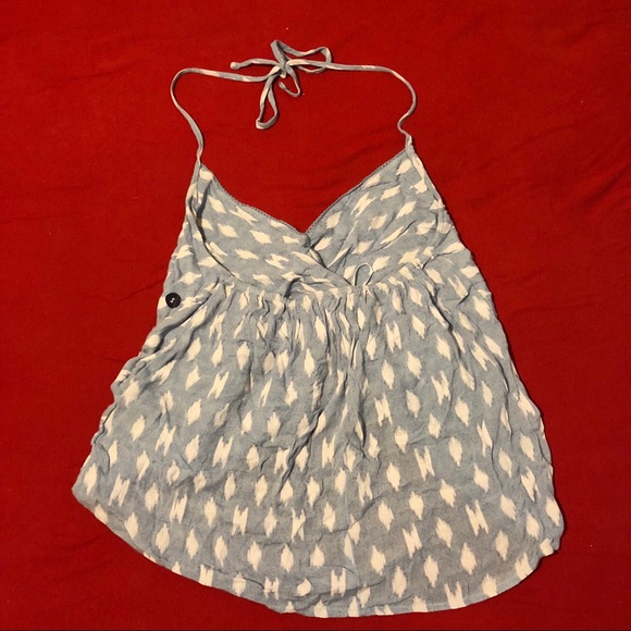 NWT Abercrombie Wrap Front Halter Cami - Picture 3 of 3
